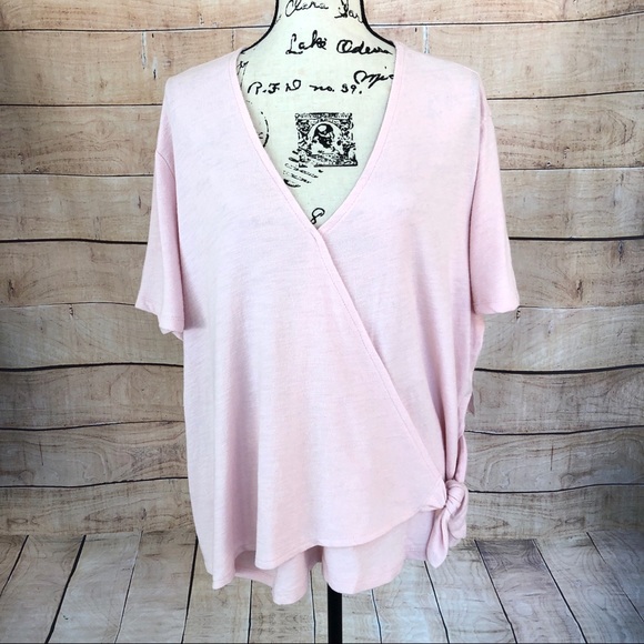 Old Navy Tops - Old Navy Pastel Pink Color Short Sleeve Top XXL
